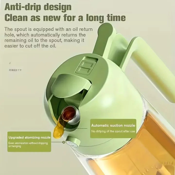 2 in 1 Oil spray bottle oil jug for kitchen Daraazpk