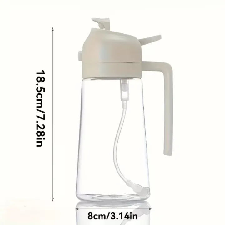 2 in 1 Oil spray bottle oil jug for kitchen Daraazpk