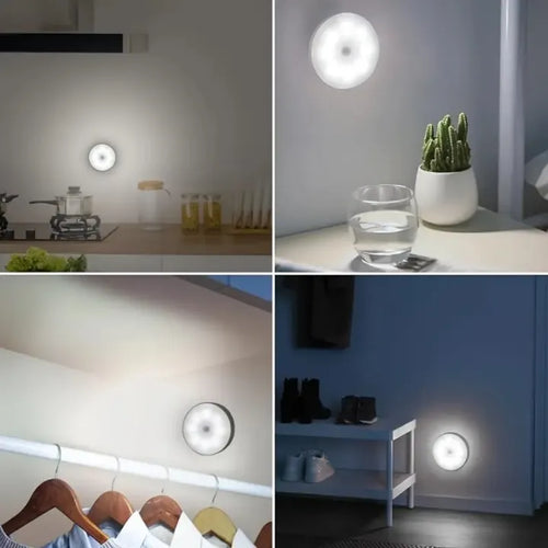 (2 Pcs) Intelligent Induction Lamp – Smart Motion Sensor Rechargeable Wireless Night Light Daraazpk