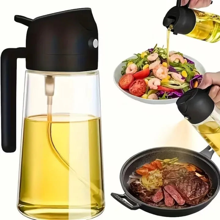 2 in 1 Oil spray bottle oil jug for kitchen Daraazpk