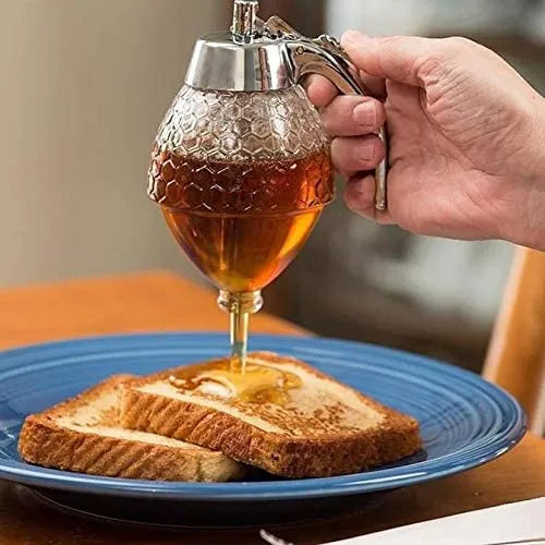 Honey Dispenser Juice Syrup Pot Jar Daraazpk