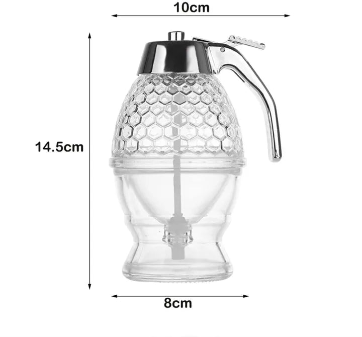 Honey Dispenser Juice Syrup Pot Jar Daraazpk