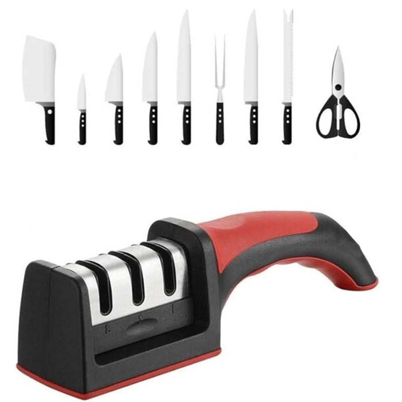 3-in-1 Knife Sharpener Set with Ceramic Peeler Daraazpk