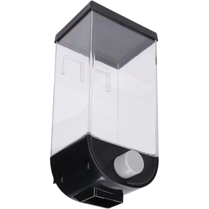 1.5L Wall Mounted Rice Bucket Kitchen Cereal Dispenser Daraazpk